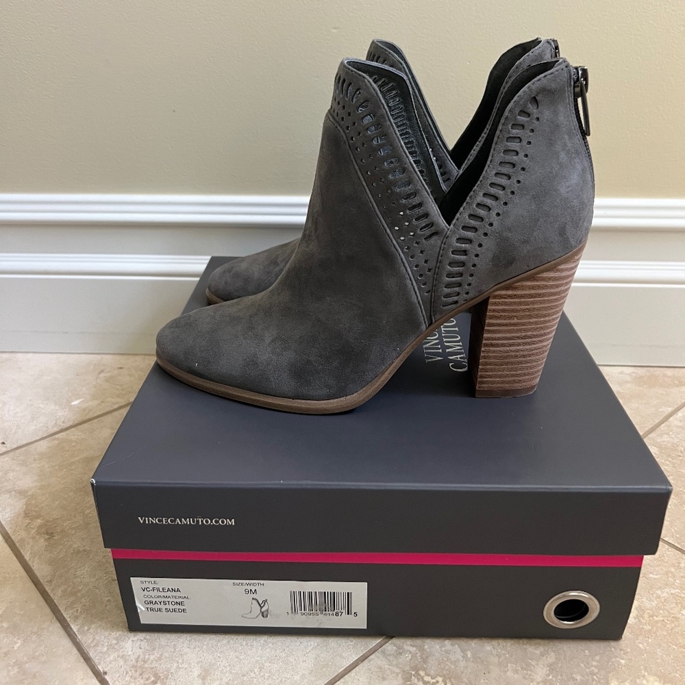 Vince Camuto suede booties
